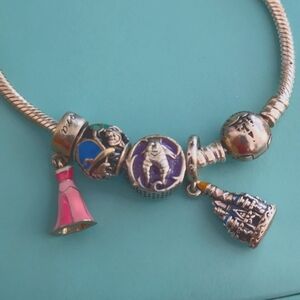 Pandora Disney Parks Bracelet Sleeping Beauty Collection 50th Anniversary